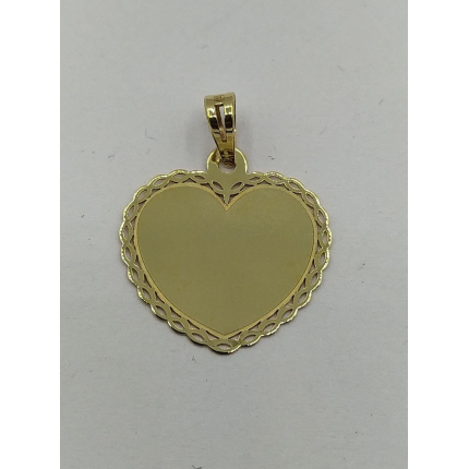 MEDALHA OURO AMARELO 19K