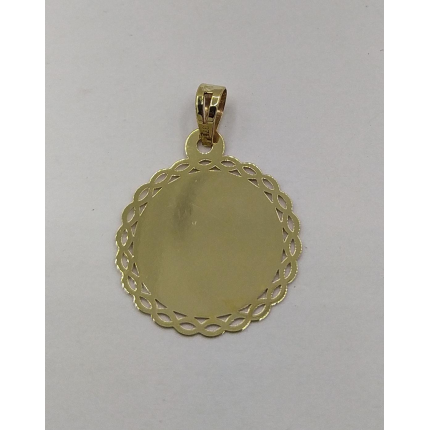 MEDALHA OURO AMARELO 9K