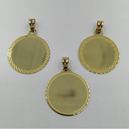 Medalha Ouro Amarelo 9k Medalha Ouro Amarelo 9k