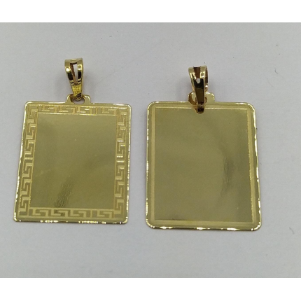 MEDALHA OURO AMARELO 9K