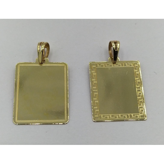 MEDALHA OURO AMARELO 9K