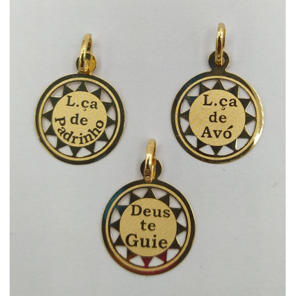 MEDALHAS OURO AMARELO 19K