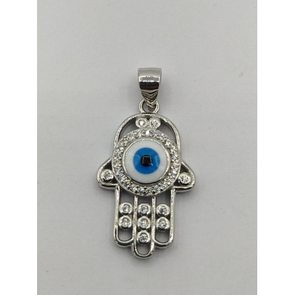 MEDALHA PRATA RODEADA