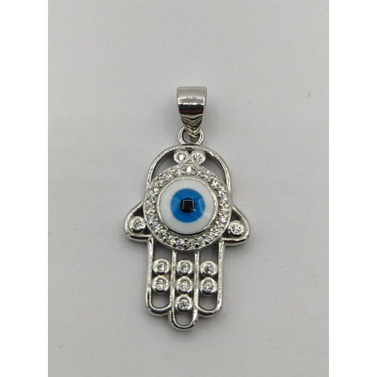 MEDALHA PRATA RODEADA