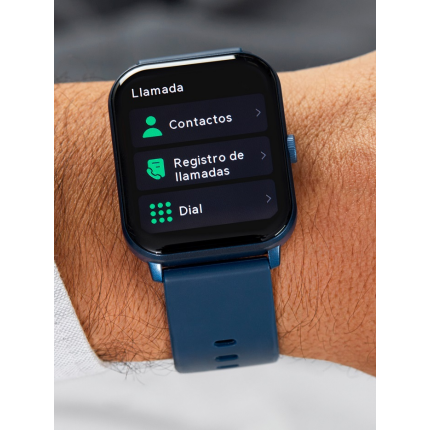 Relógio Azul Retangular Marea Smart