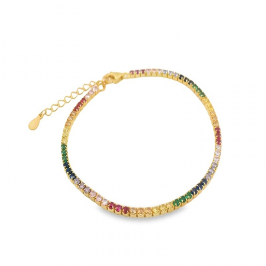 PULSEIRA PRATA RODEADA OU DOURADA