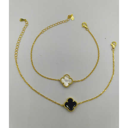 PULSEIRA PRATA DOURADA