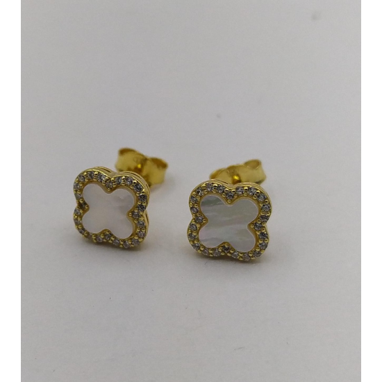 BRINCOS PRATA DOURADA