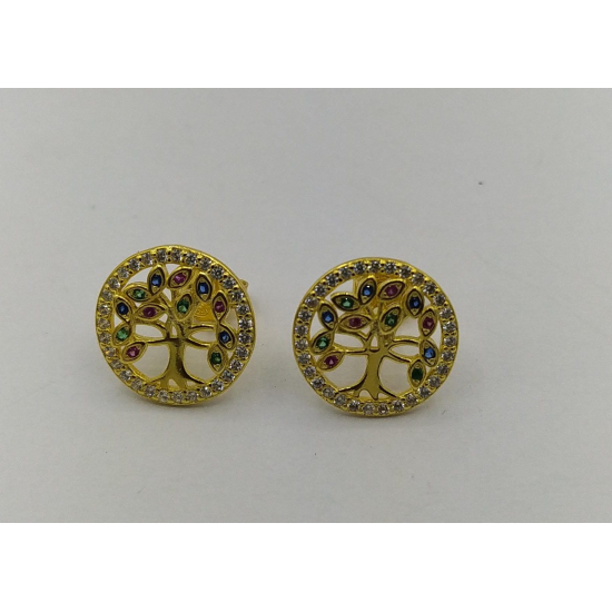 BRINCOS PRATA DOURADA