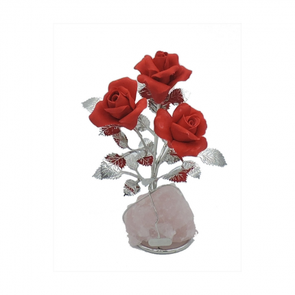 FLOR PRATA BILAMINADA