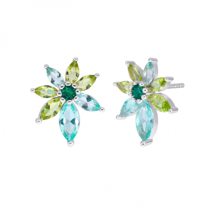 BRINCOS PRATA RODEADA MAREA 