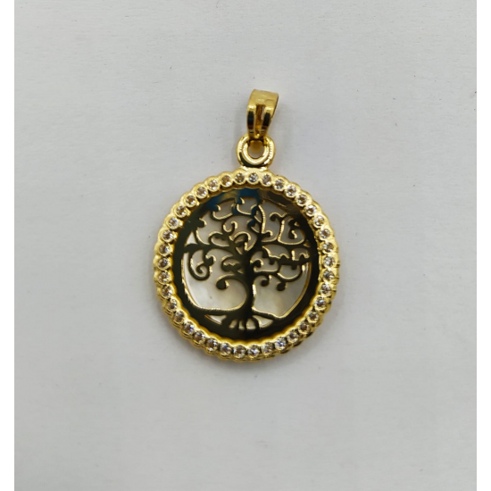 MEDALHA OURO AMARELO 19K