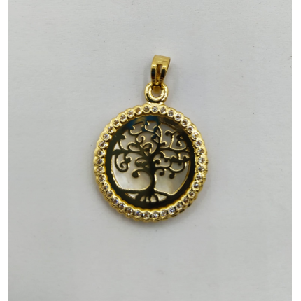 MEDALHA OURO AMARELO 19K