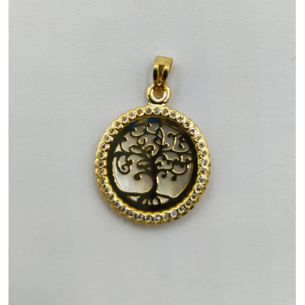 MEDALHA OURO AMARELO 19K