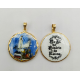 MEDALHA OURO AMARELO 19K