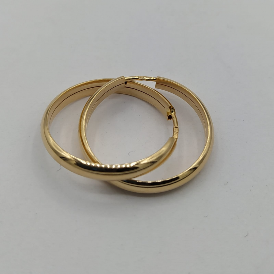 Argolas Ouro Amarelo 19k Argolas Ouro Amarelo 19k