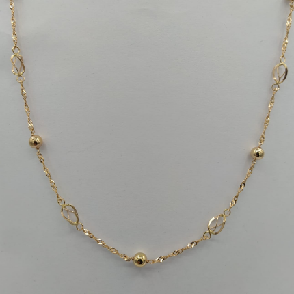 Colar Ouro Amarelo 9k Colar Ouro Amarelo 9k