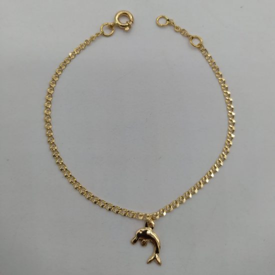 PULSEIRA OURO AMARELO 19K CRIANÇA