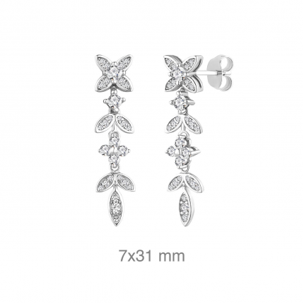 BRINCOS PRATA RODEADA BRINCOS PRATA RODEADA