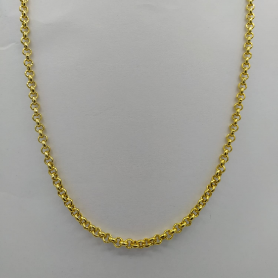 Colar Prata Dourada