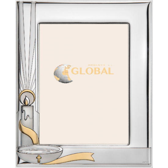 MOLDURA PRATA BILAMINADA