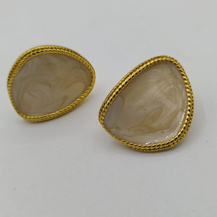 Brincos Prata Dourada