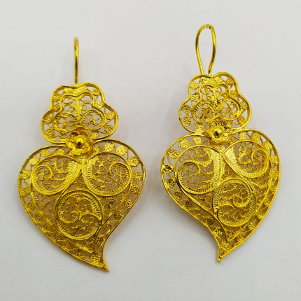 BRINCOS PRATA DOURADA