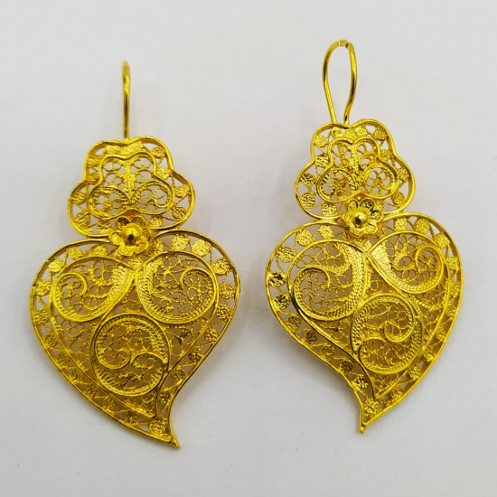 BRINCOS PRATA DOURADA