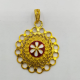 MEDALHA PRATA DOURADA