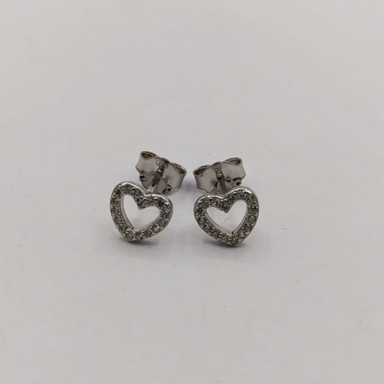 BRINCOS PRATA RODEADA