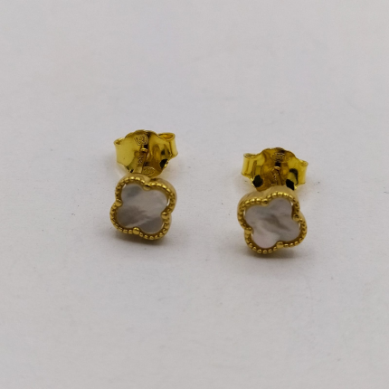 BRINCOS PRATA DOURADA