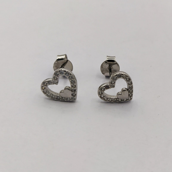 BRINCOS PRATA RODEADA