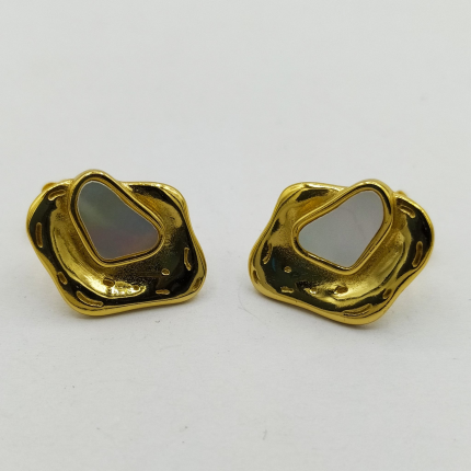 Brincos Prata Dourada