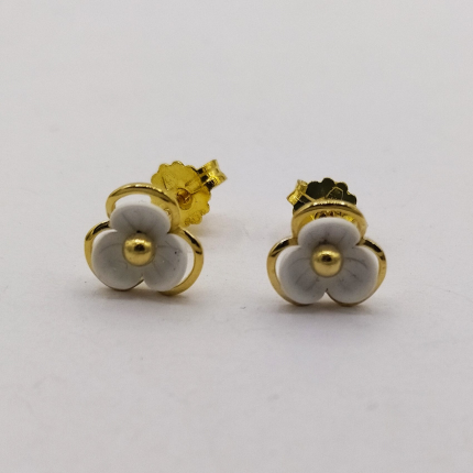 Brincos Prata Dourada