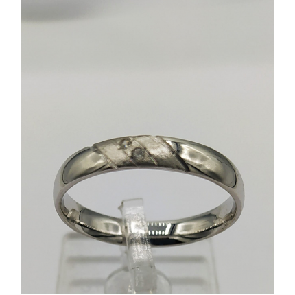 ALIANÇA PRATA RODEADA