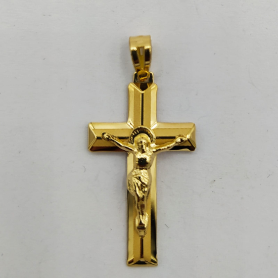 CRUZ OURO AMARELO 19K