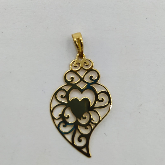 MEDALHA OURO AMARELO 19K