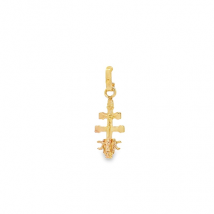CRUCIFIXO OURO AMARELO 19K
