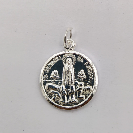 MEDALHA PRATA RODEADA