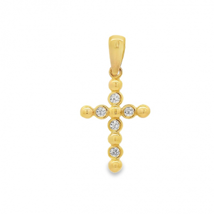 CRUZ OURO AMARELO 19K