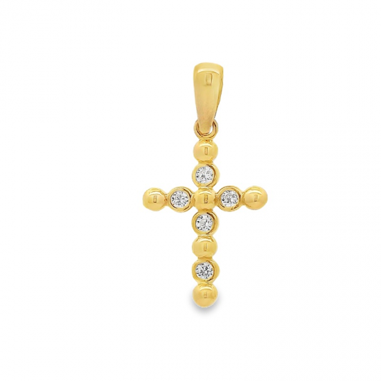 CRUZ OURO AMARELO 19K