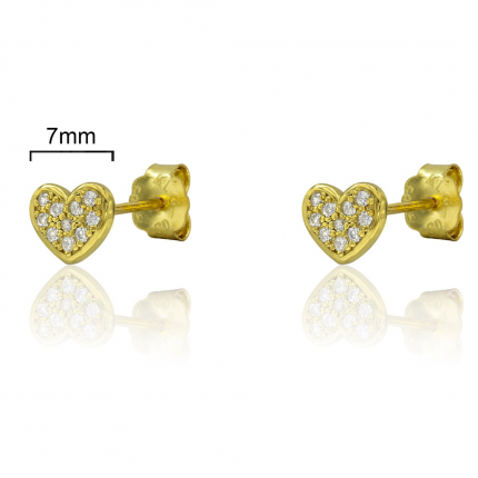 BRINCOS PRATA DOURADA