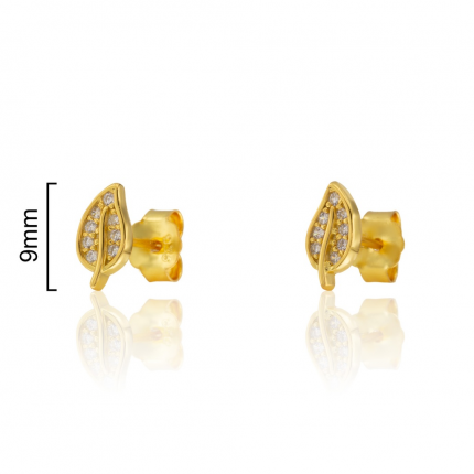 BRINCOS PRATA DOURADA