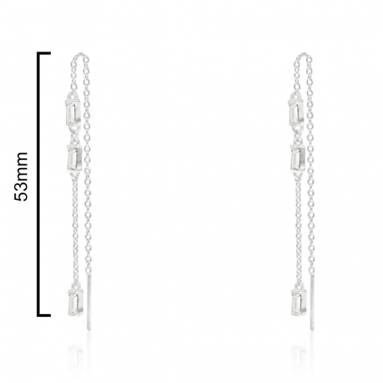 BRINCOS PRATA RODEADA