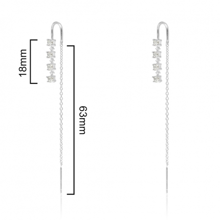 BRINCOS PRATA RODEADA BRINCOS PRATA RODEADA