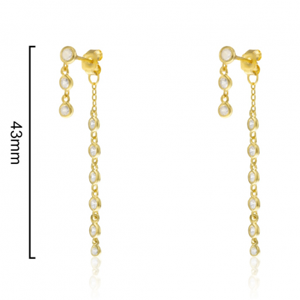 BRINCOS PRATA DOURADA