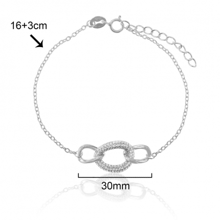 PULSEIRA PRATA RODEADA