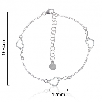 PULSEIRA PRATA RODEADA