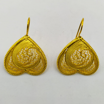 BRINCOS PRATA DOURADA