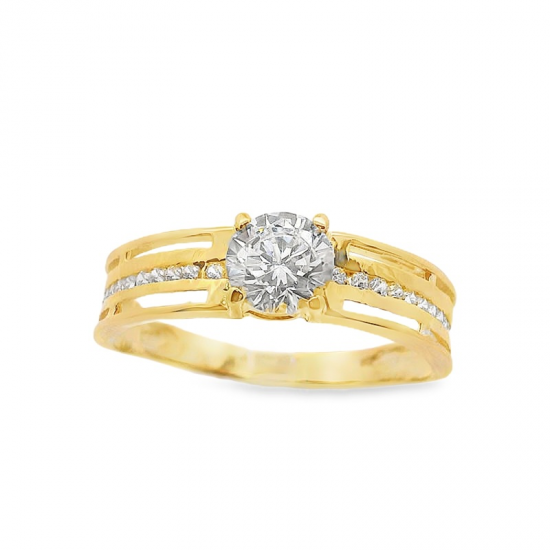 ANEL OURO AMARELO 19K